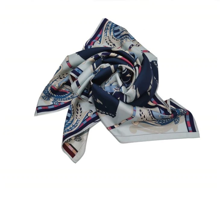 14mm Silk Twill Scarf Hand Hemmed 14mm Silk Twill Scarf Hand Hemmed
