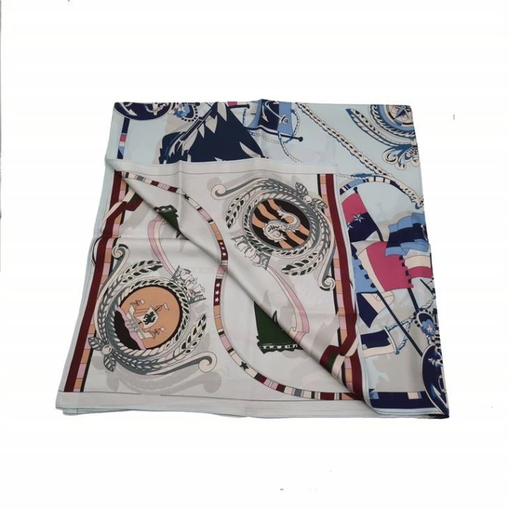 14mm Silk Twill Scarf Hand Hemmed 14mm Silk Twill Scarf Hand Hemmed